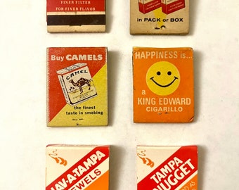 Vintage Matchbooks: Cigarette / Cigar Advertisements