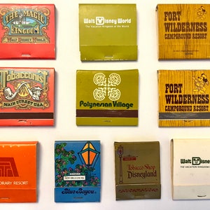 disneyland tobacco shop matches Matchbook DISNEY DISNEYLAND TOBACCO SHOP TOBACCONIST