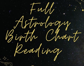 Personal Astrology Birth Chart Reading PDF – Natal Chart Analysis, Life Forecast, Zodiac Insight, Custom Horoscope Report