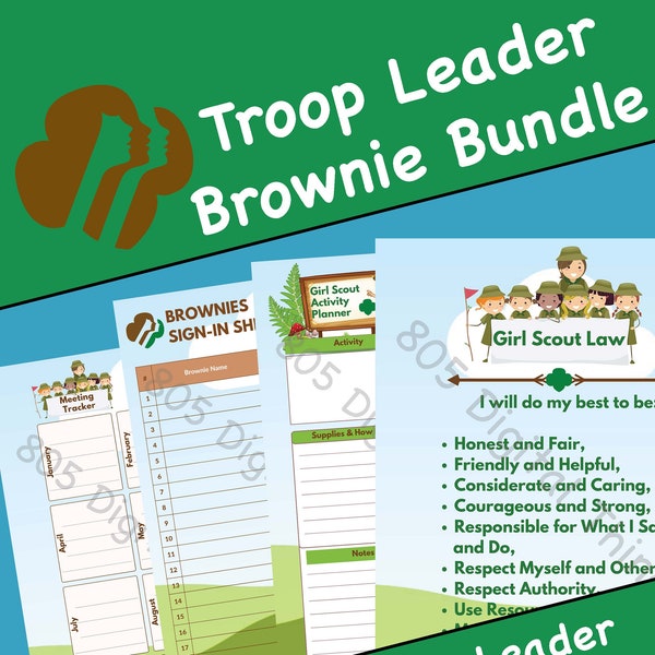 Brownie Troop - Etsy