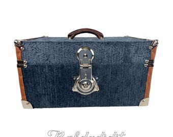 Caja de almacenamiento de discos de 10,5" x 17,5" con textura doble estampada