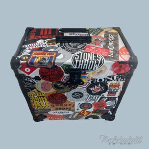 Record Storage Box 14 x 14 Detachable Top Sticker Box