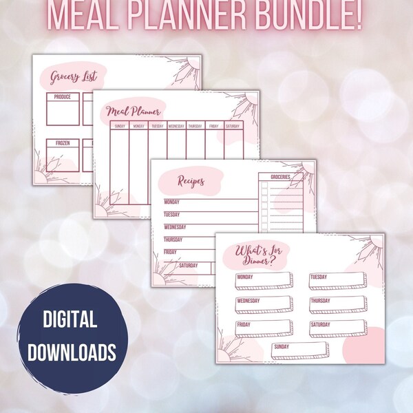 Meal Prep Printable - Etsy