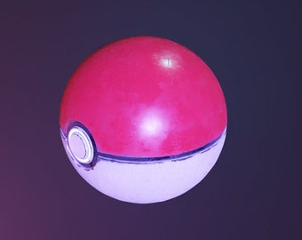 3D 印刷またはレンダリング用のポケモン ポケボール モデル STL ファイル