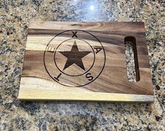 Texas Star Acacia Wood Cutting Board