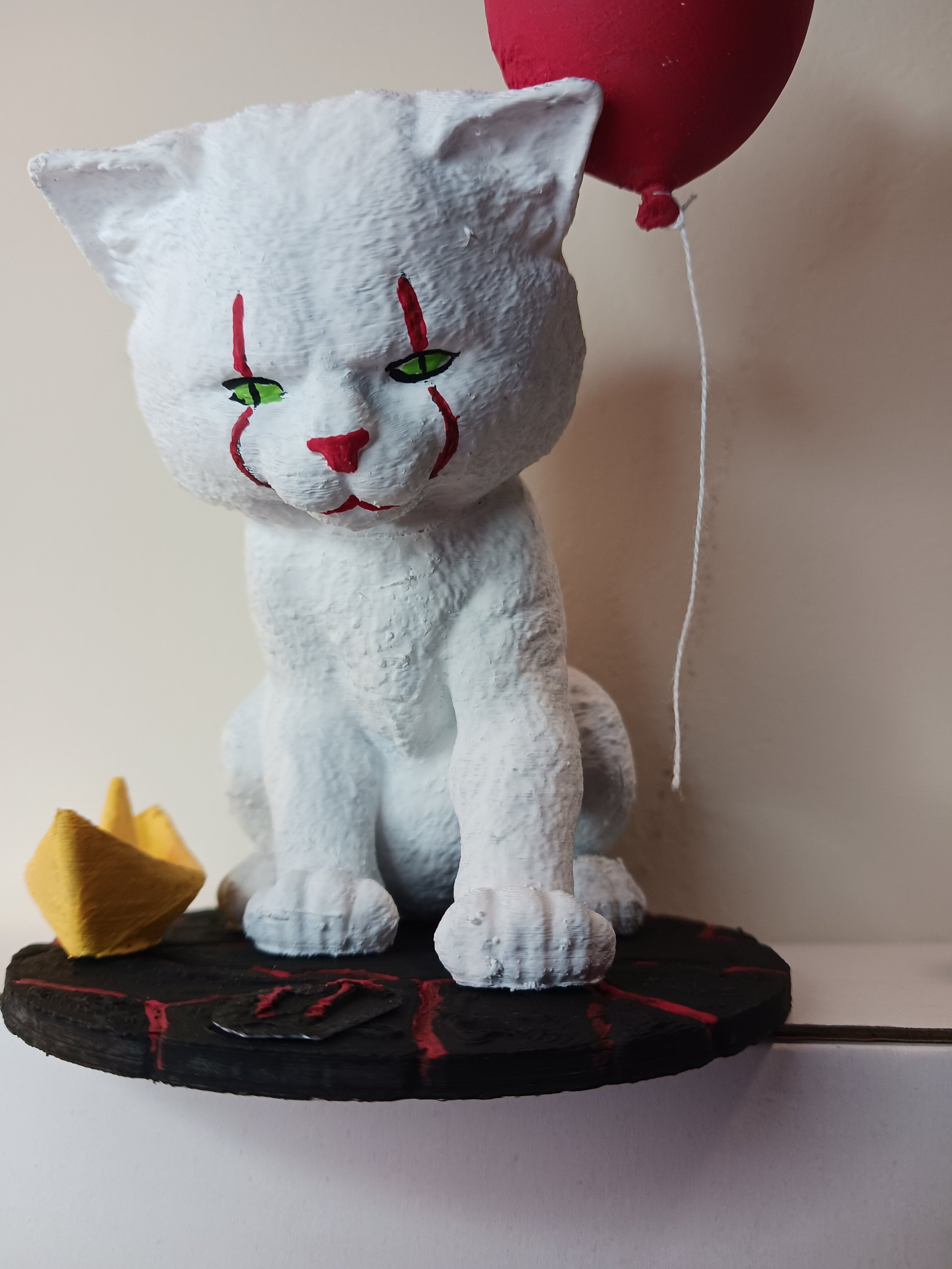 Pennywise Cat Stephen King IT 3d gedruckte Statue