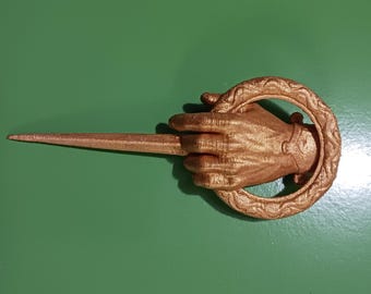 Hand des Königs Pin 3D Gedruckt und Handbemalt GOT