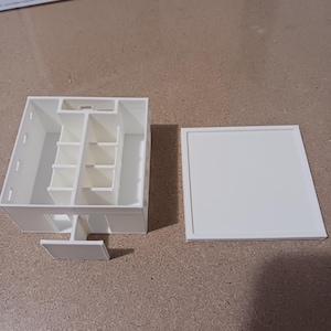 3d printed HO scale public park style Restroom building