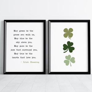St Patricks Day Wall Art | St Patrick&#39;s Day Printables | St. Patrick&#39;s Day Decor Green Home Decor | Instant Download | JM Holiday Printables