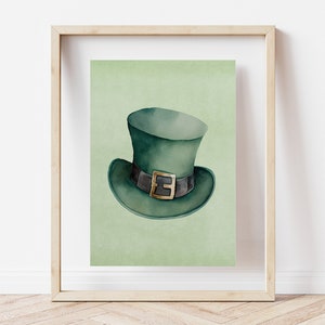 Leprechaun Wall Art | St Patrick's Day Printables | St. Patrick's Day Decor Green Home Decor | Instant Download | JM Holiday Printables