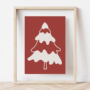 Christmas Tree Wall Decor | Christmas Printable Wall Art | Holiday Decor | Christmas Decor | Digital Download | Christmas Print | Xmas Print
