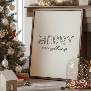 Christmas Wall Decor | Christmas Printable Wall Art | Holiday Decor | Christmas Decor | Digital Download | Christmas Prints | Xmas Art Print