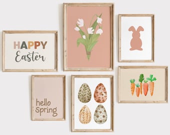 Easter Printable Wall Art | Easter Decor | Digital Easter | Easter Egg Art | Spring Wall Art | Easter Art