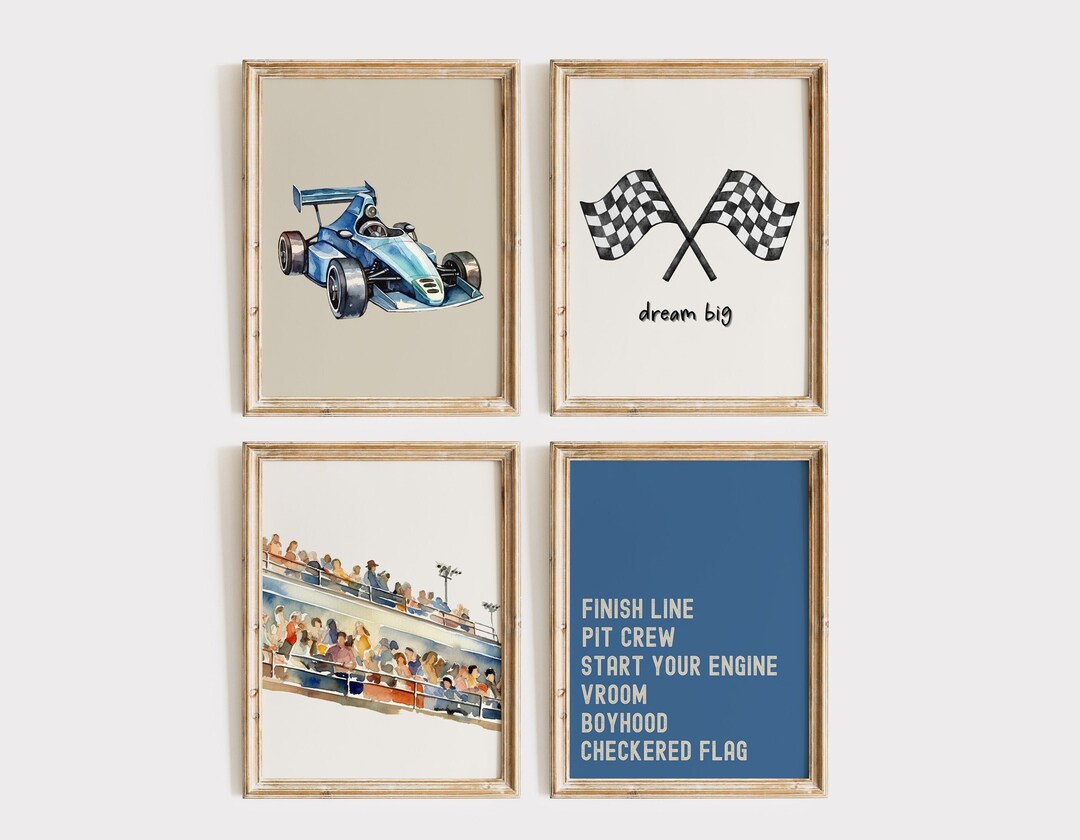 Boys Printable Art | Kid Room Art Prints | Boys Room Decor | Car Art ...
