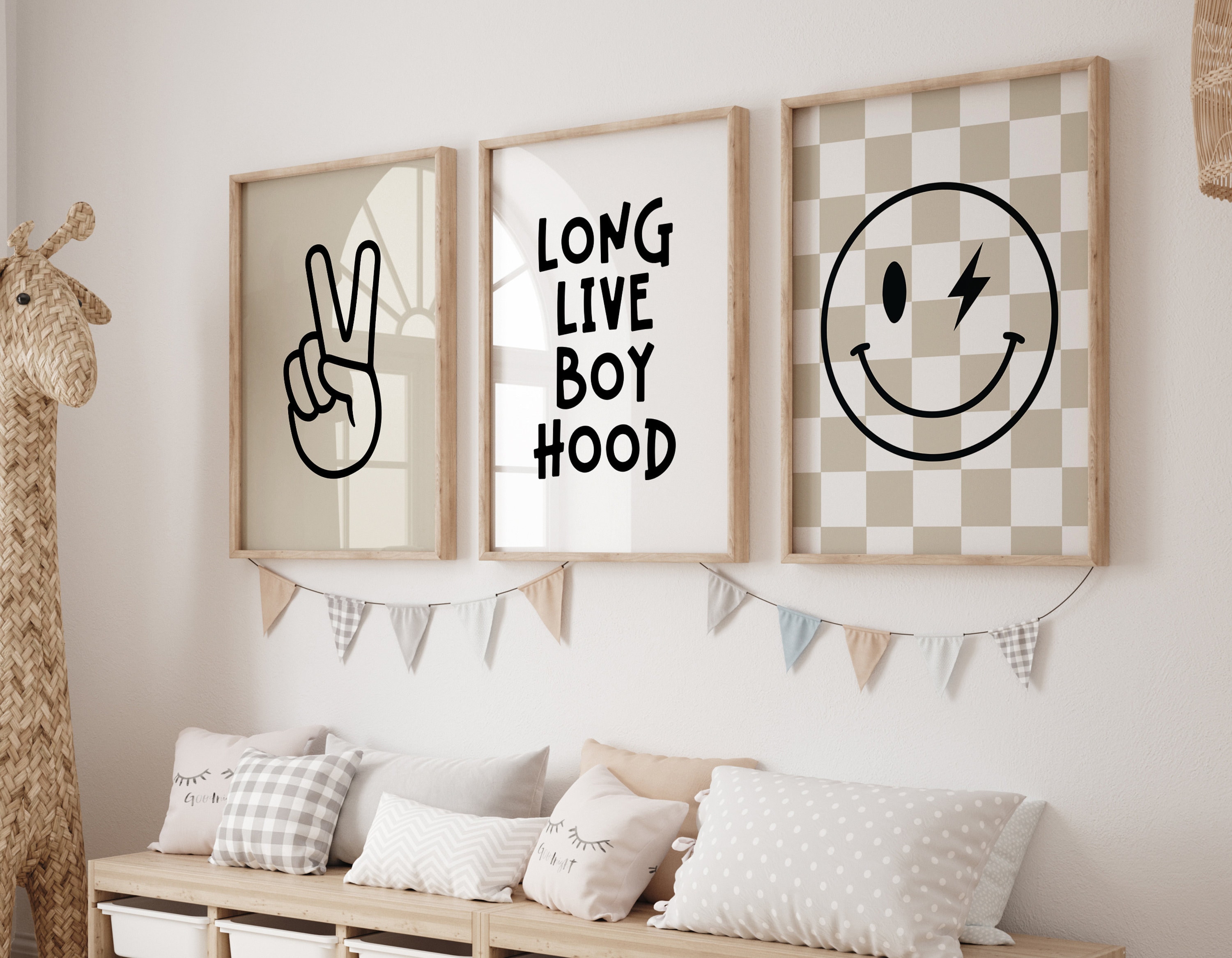 Boys Printable Art Set of 20 | Kid Room Art Prints | Boys Room Decor ...