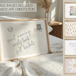 Stampe pasquali Cottagecore / Galleria d'arte murale primaverile neutra (download digitale) immagine 10