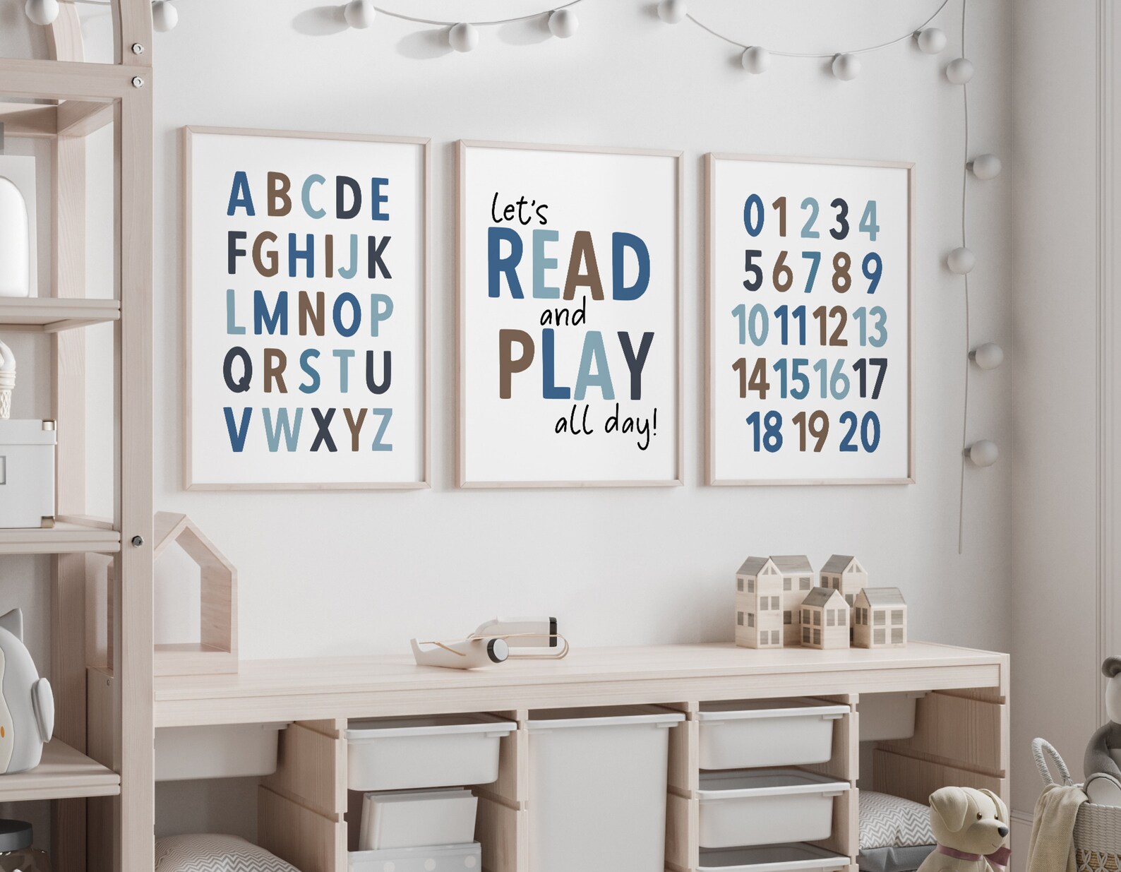 Boys Printable Art Set of 20 | Kid Room Art Prints | Boys Room Decor ...