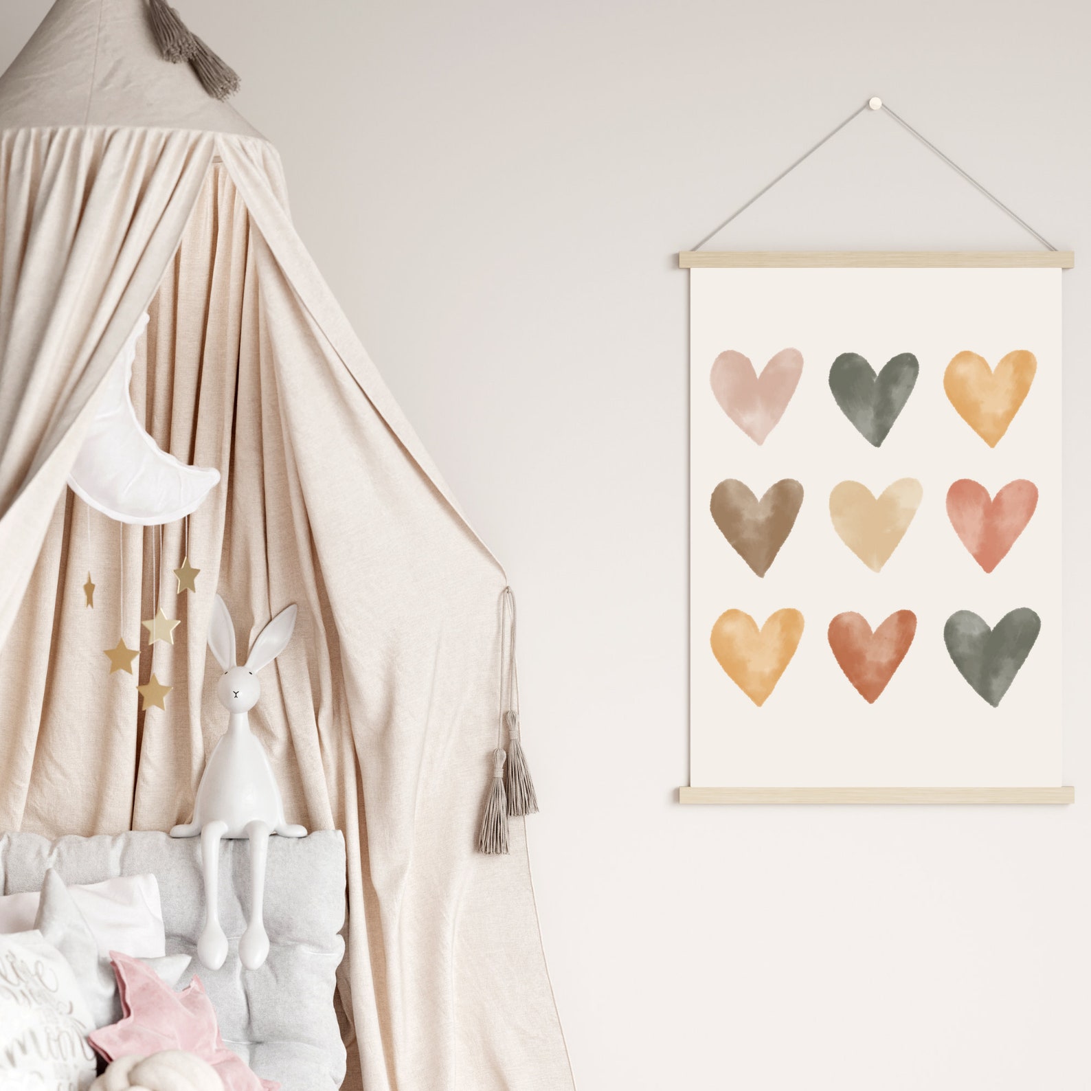 Valentines Day Printable Heart Wall Art Digital Download - Etsy