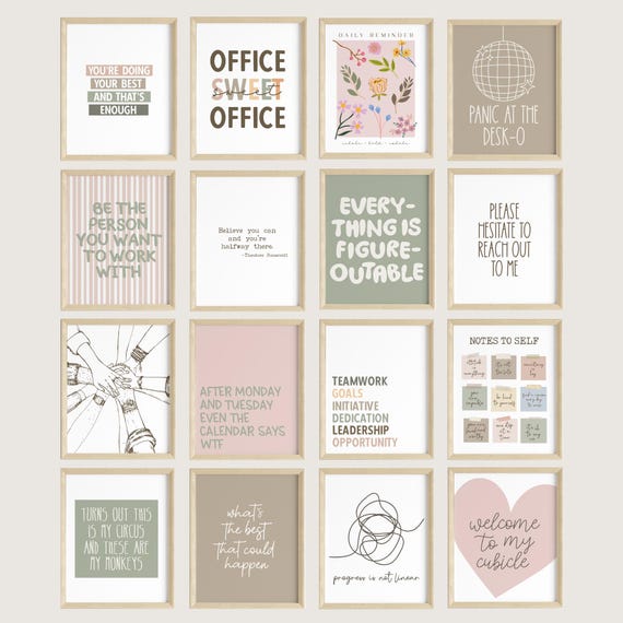 Office Wall Art Prints | Office Digital Print | Home Office Wall Decor | Motivational Wall Art | Inspirational Office Decor Prints