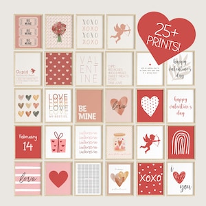 Valentines Printable Wall Art Gift | Valentines Wall Art | Valentine Digital Print, Valentines Print, Valentine Art Prints | Valentine Decor