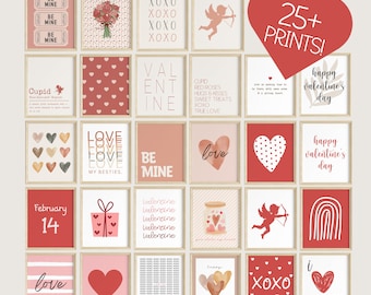 Valentines Printable Wall Art Gift | Valentines Wall Art | Valentine Digital Print, Valentines Print, Valentine Art Prints | Valentine Decor