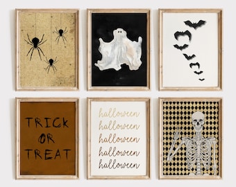 Halloween Printable Wall Art | Halloween Decor | Halloween Wall Art Print | Halloween Gallery Wall | Halloween Print | Vintage Fall Decor