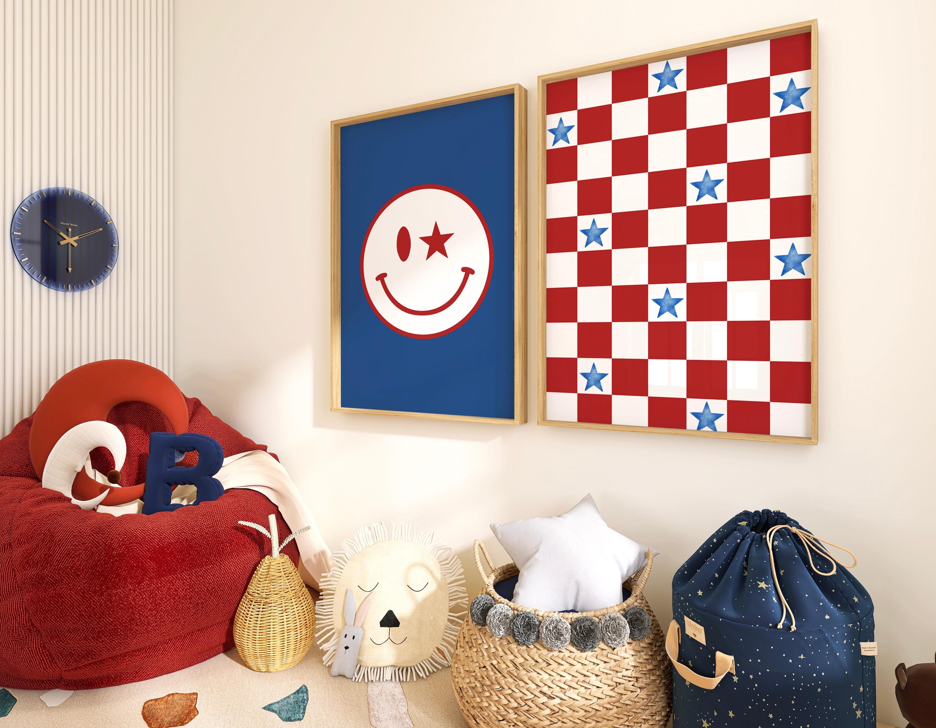 4th of July Printable Wall Art for Holiday Home Decor Memorial Day ...