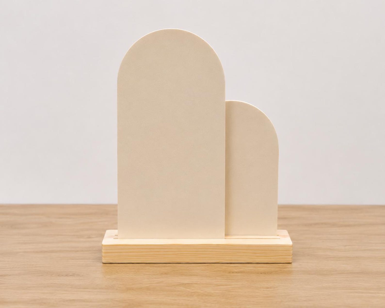 Mini Arch Display Stand | Unfinished Wood Tabletop Sign Holder, Vendor ...