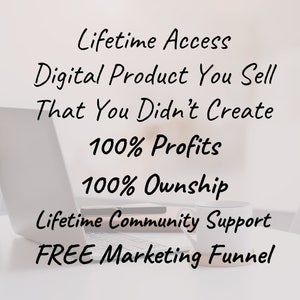 Home Based Business Step By Step - Earn Extra Income - Done For You Digital Product - 100% Profit on Every Sale - Master Resell Rights - MRR