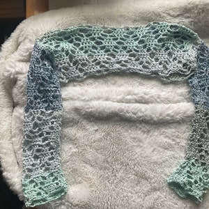 Crochet Blue Bolero