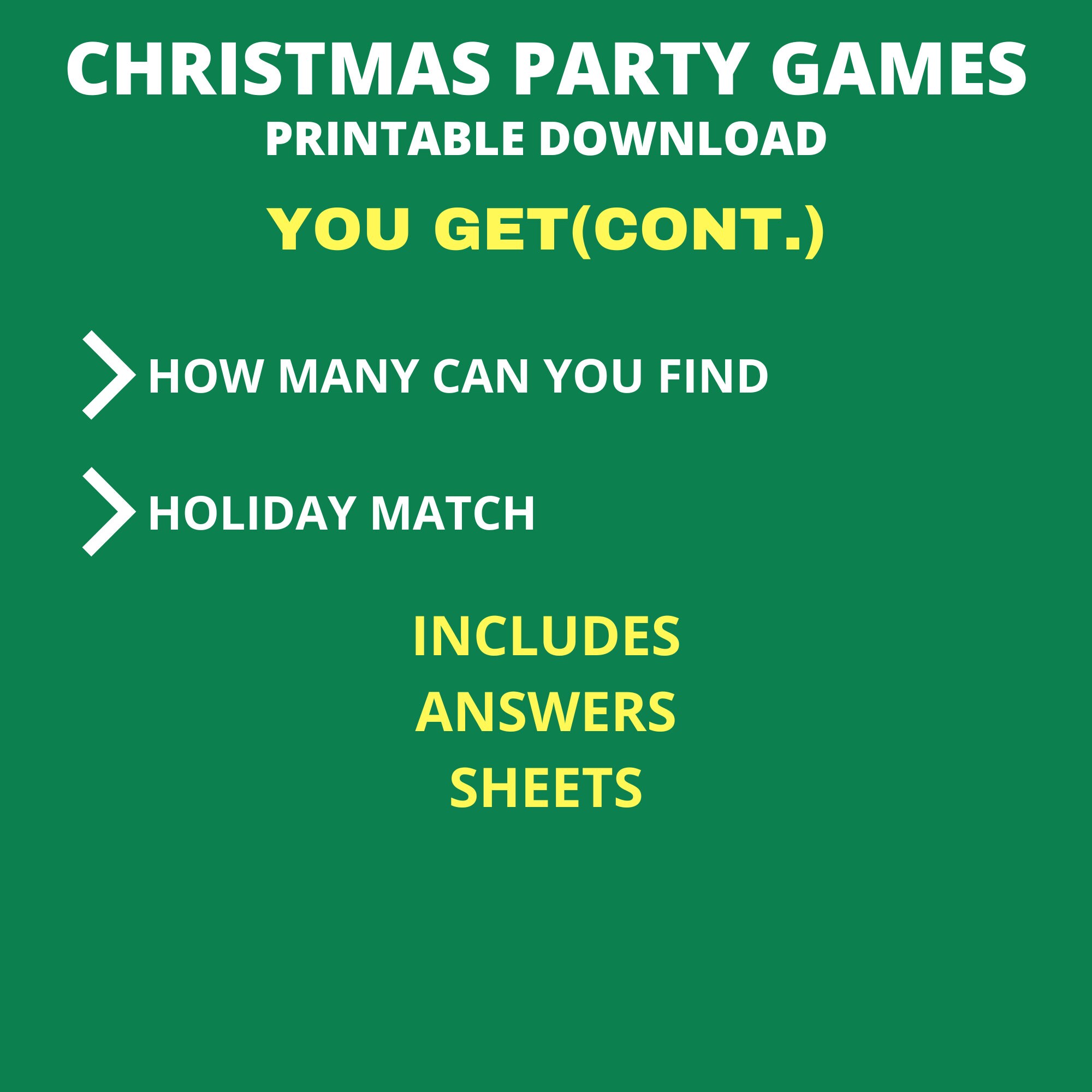 Fun Christmas Party Games Printables Digital Download Etsy fun-christmas-party-games-printables-digital-download-etsy