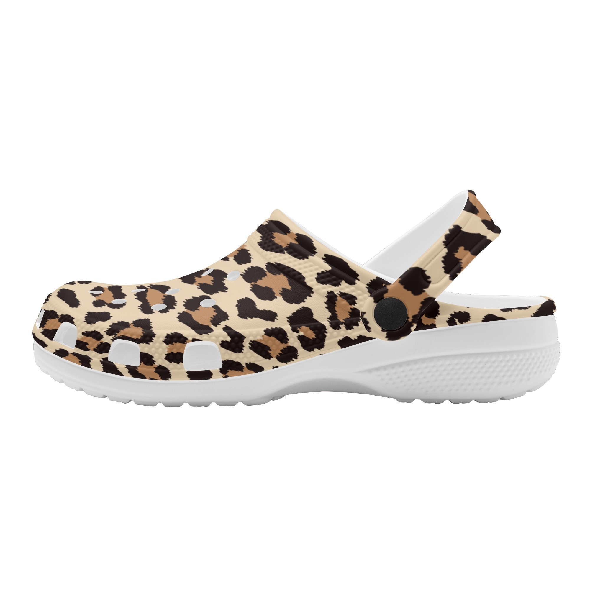 Leopard Work Clogs Leopard Print Clogs Animal Print Clogs Women Clogs sold by Denny ...
