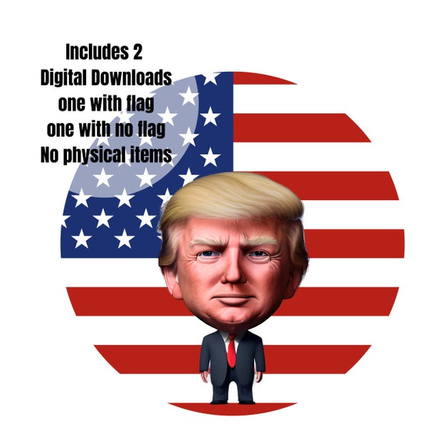 Transparent President Trump png, Digital downlaod, Donald Trump