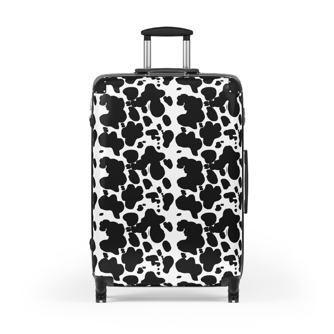 Cow Print Luggage Cow Print Suitcase - Etsy