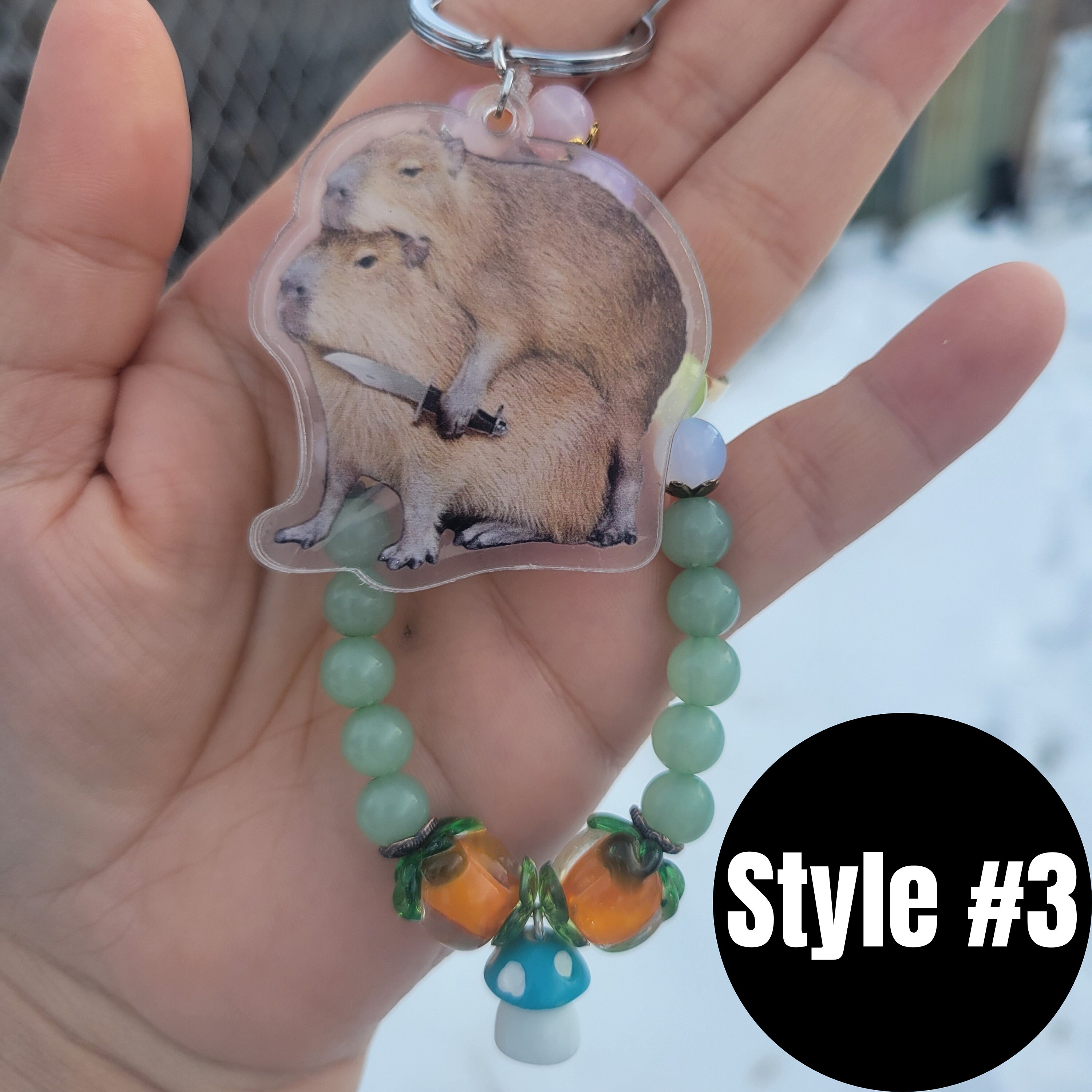 Capybara Bracelet, Capybara Keychain, Capybara Bracelet/keychain