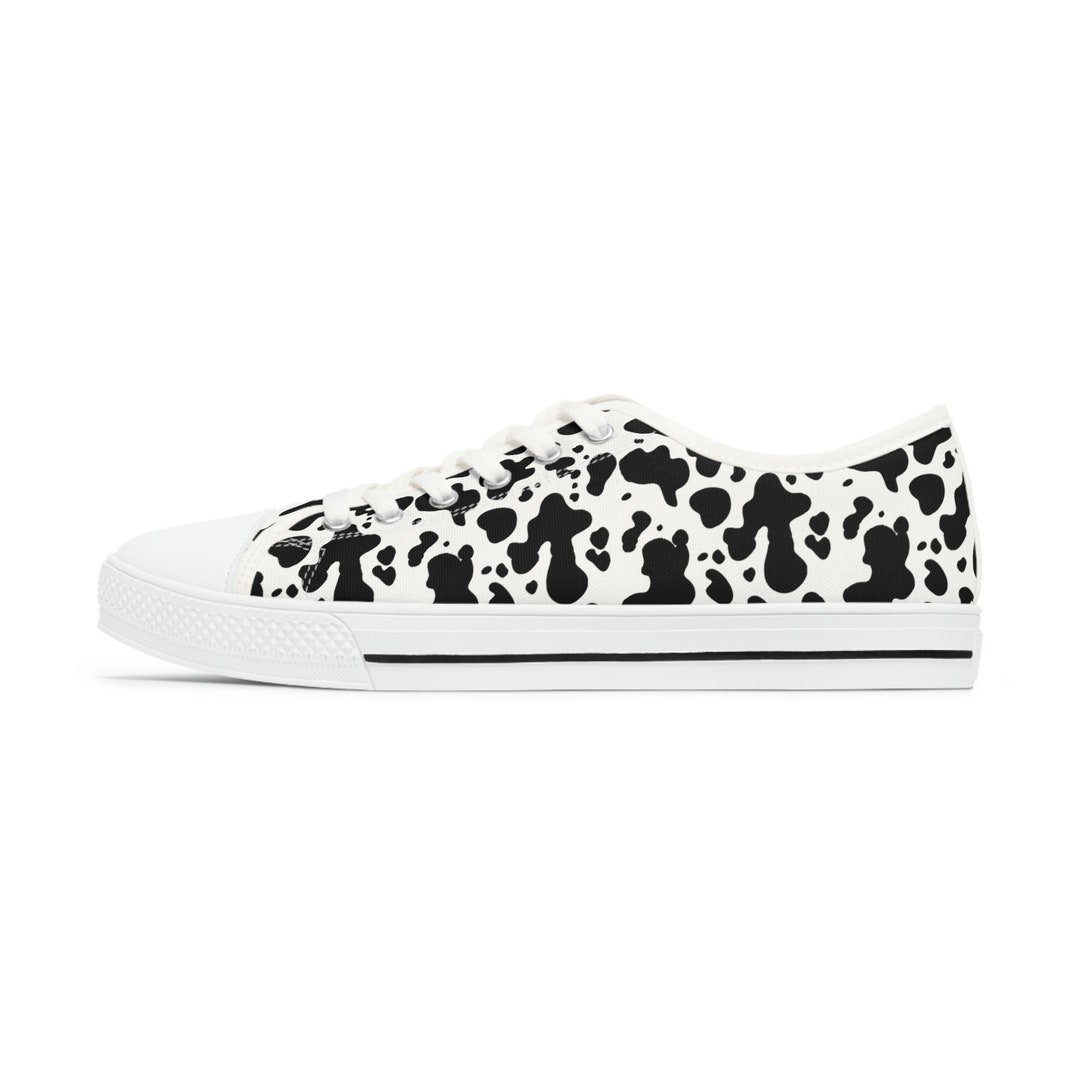 Cow Print Shoes, Cow Print, Cute Cow Print Women's Shoes, Women's Low