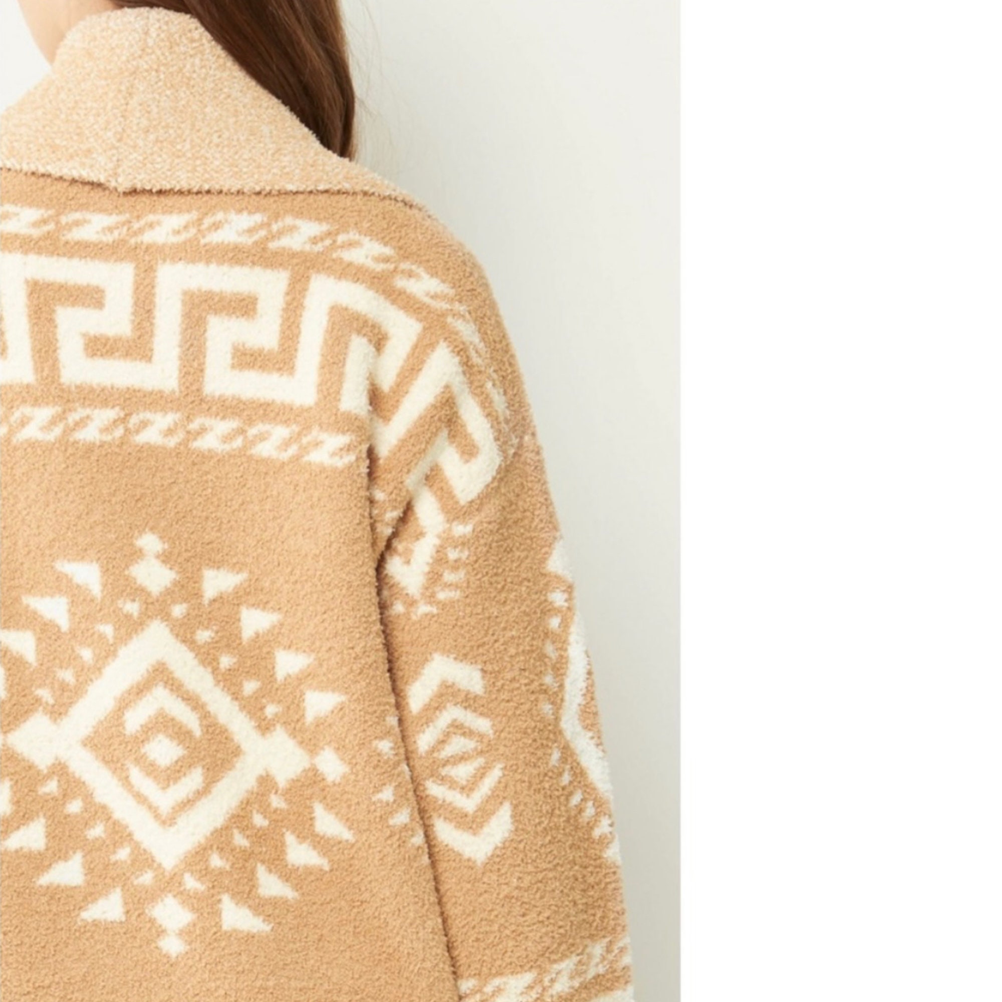 Womens Aztec Cardigan / Geometric Tribal Open Front Sweater Cardigan Etsy