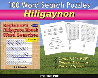 Beginner's Hiligaynon Ebook Word Searches