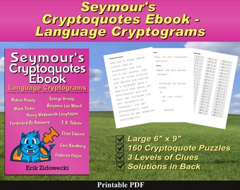 Seymour&#39;s Cryptoquotes Ebook  - Language Cryptograms