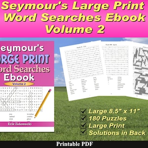 Seymour&#39;s Large Print Wortsuche Ebook - Volume 2