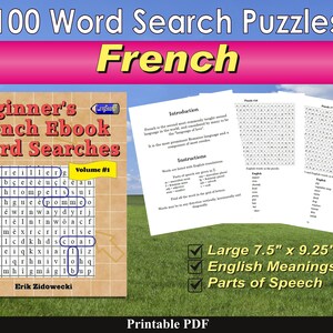 Beginner&#39;s French Ebook Word Searches