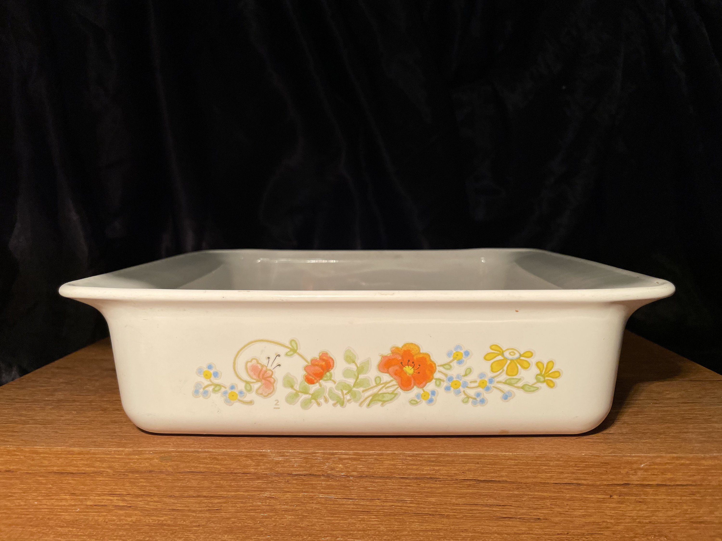 Vintage Corningware Poppy Set of 7 W/ Lids Etsy