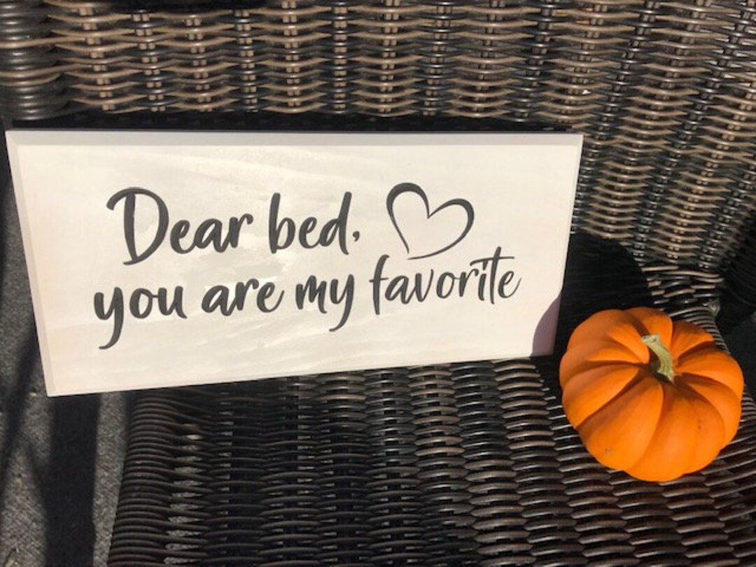 Bedroom Wooden Sign - Etsy