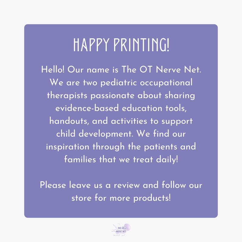 Postrotary Nystagmus Test Parent Handout Occupational Therapy