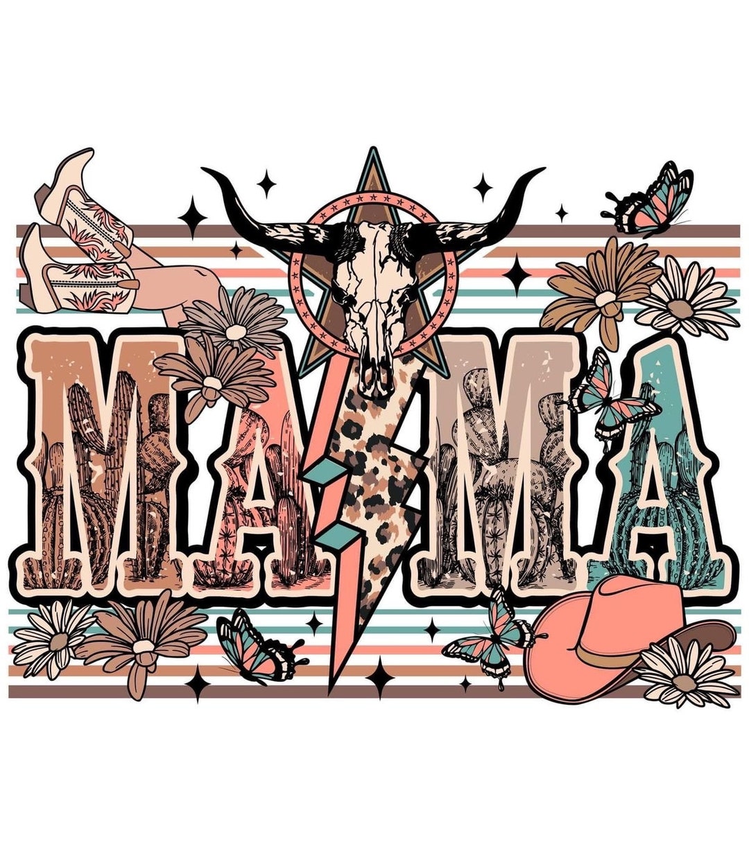 Country Mama mamadecal PNG Sublimation Design - Etsy