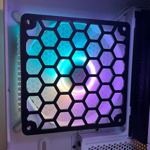 Honeycomb Pattern - PC Fan Shroud/ Grill /Cover - 120mm, 140 mm