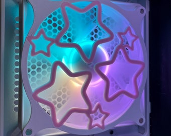 Starry Rain - PC Fan Shroud/ Grill /Cover - 120mm, 140 mm - Two Colors