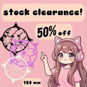 Cubierta de ventilador de PC de 120 mm / Impresa en 3D, Liquidación de stock