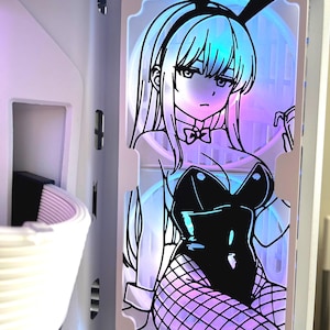 soda bunny girl anime | 240 mm | 280 mm | PC Fan Cover