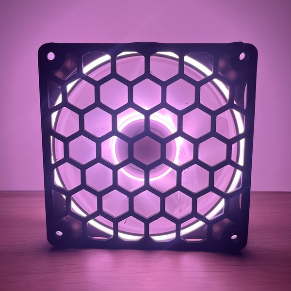 Honeycomb Pattern - PC Fan Shroud/ Grill /Cover - 120mm, 140 mm